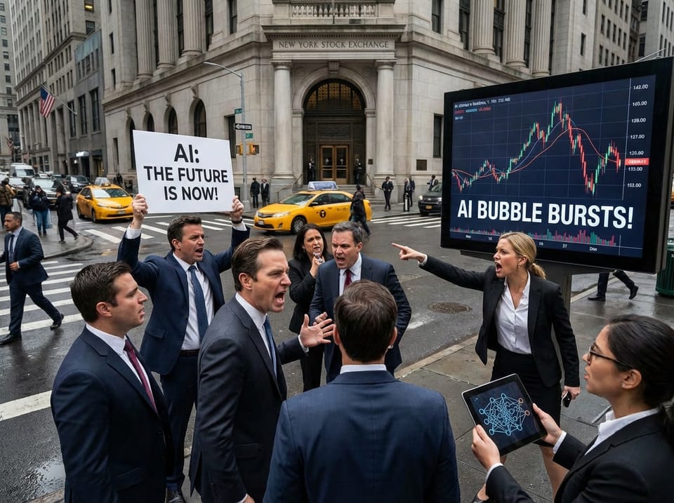 Wall Street Can’t Stop Arguing About AI (Or Spending on It)